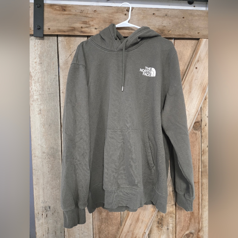 The North Face Hoodie XL Olive Green